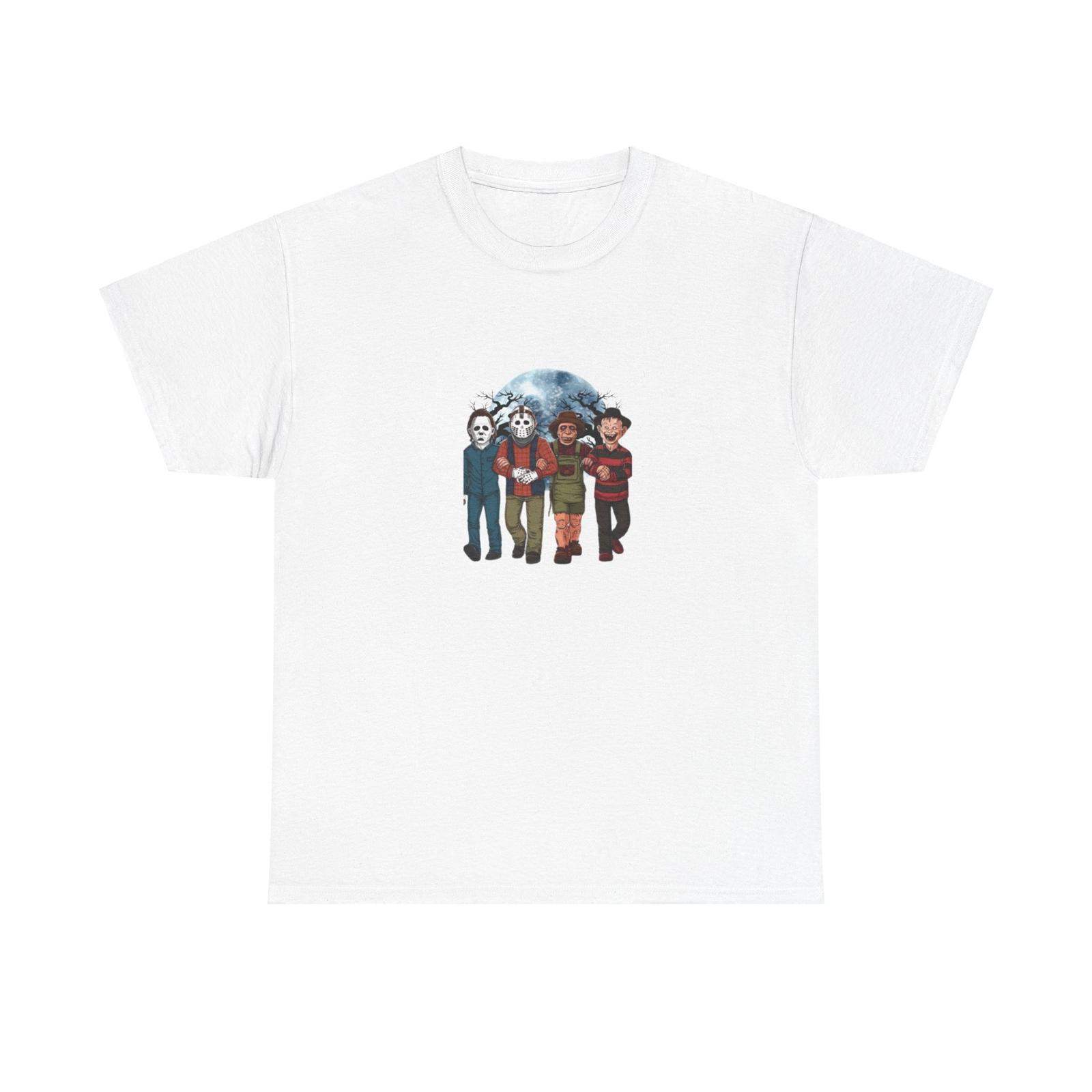 Horror Icons Halloween Unisex Cotton Tee S