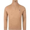 Polo Wool Quarter-Zip Ribbed Knit Sweater Men Sweater 710974167-002