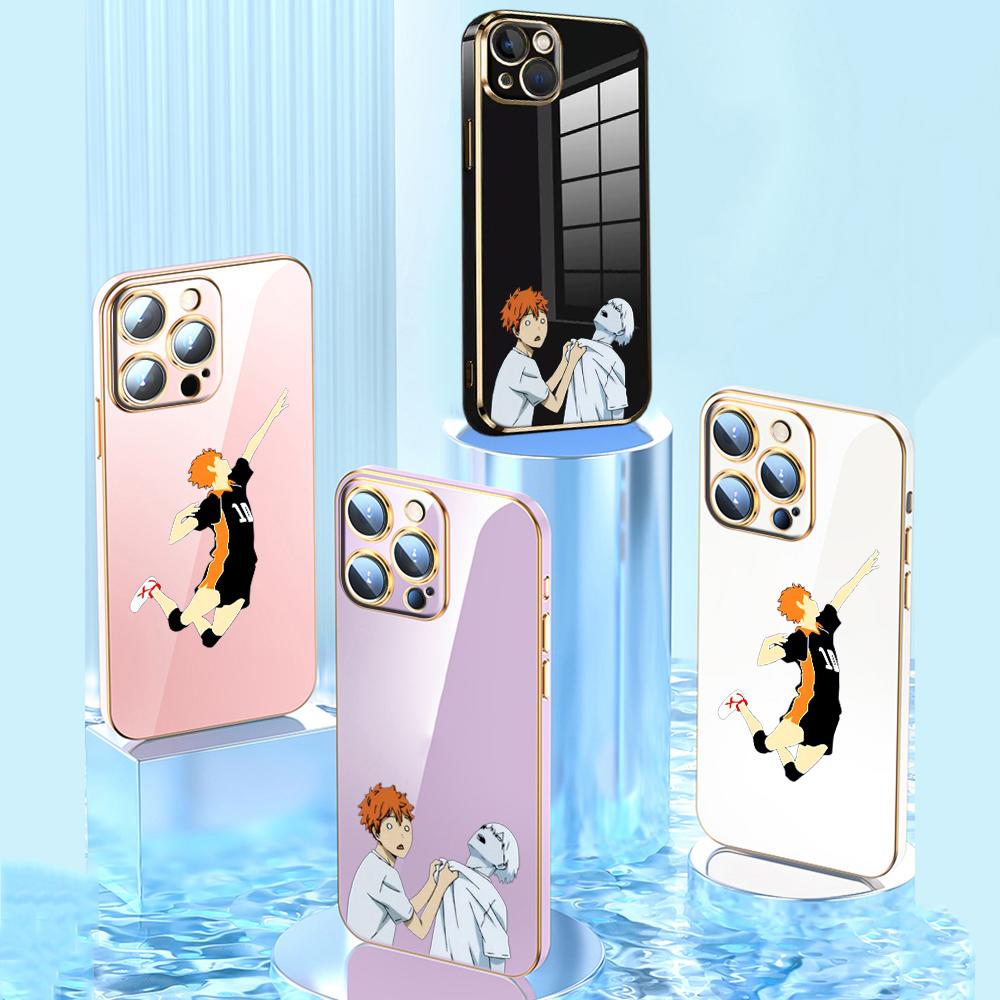 

N69 аниме Haikyuu X Reader art Plating Edge, мягкие чехлы для телефонов из ТПУ для Xiaomi 14 Poco M5s X5 F6 Redmi 13C 12C 8 Note 12 10 11 13 Pro, противоударный чехол