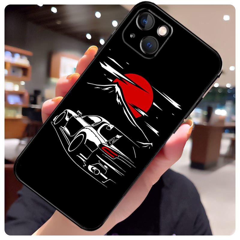 

Japan JDM Sports Cars Male Men Case For iPhone 13 Pro Max 16 15 11 12 14 17 Pro Max mini 15 16 Plus 16e 17 Air Phone Cover iPhone 12 Pro