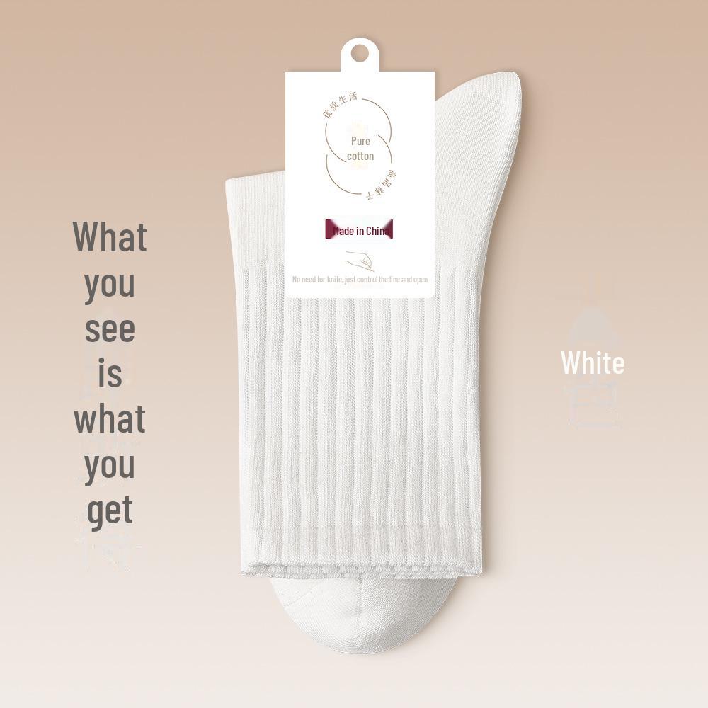 

Женские толстые антибактериальные хлопковые носки - осень/зима, антипиллинговые, впитывающие пот, повседневные спортивные носки средней длины Women s One Size (Size 36-39)