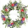 Artificial Flower Wreath Easter Valentines Day Decor Hotel Restaurant Door Hanging Decoration