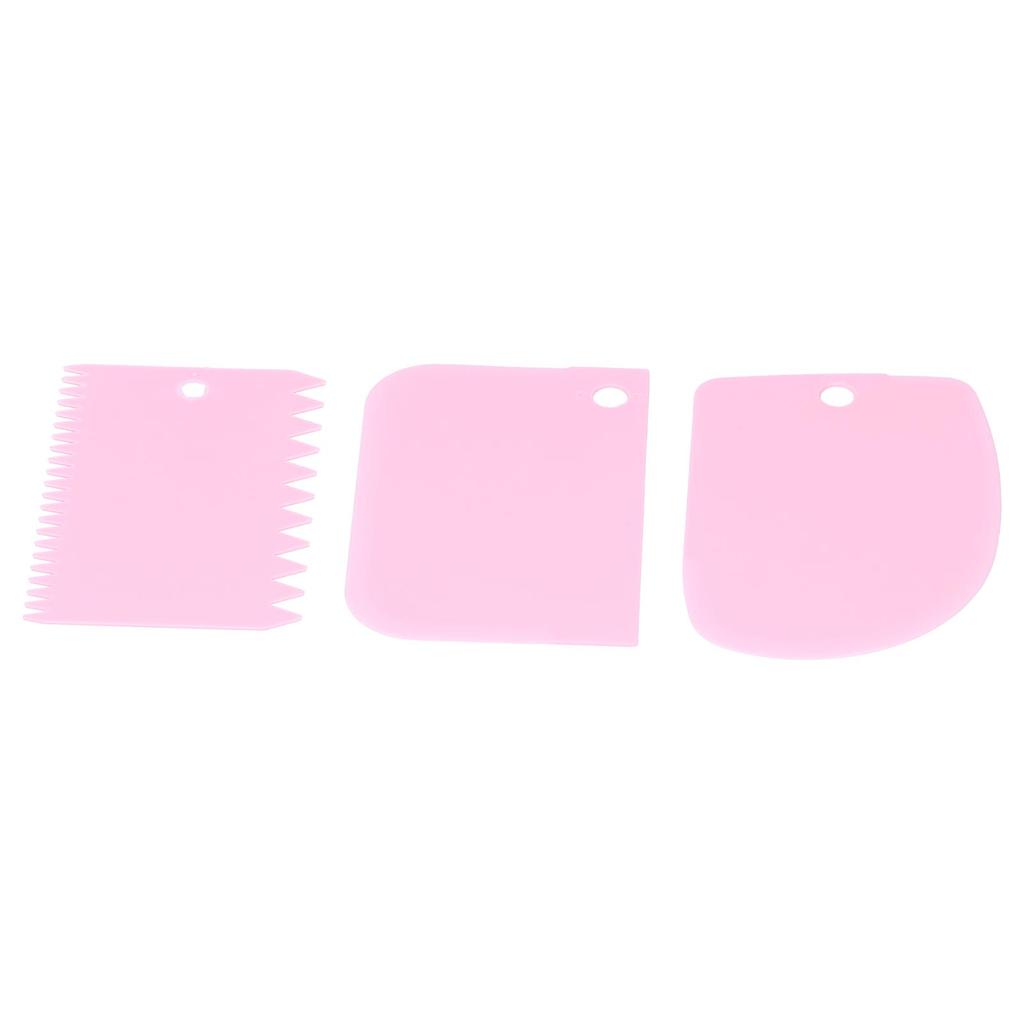 3PCS Set Cake Cream Scraper Dough Pasty Cutters Scraper Kitchen Tool DIY Baking Tool
