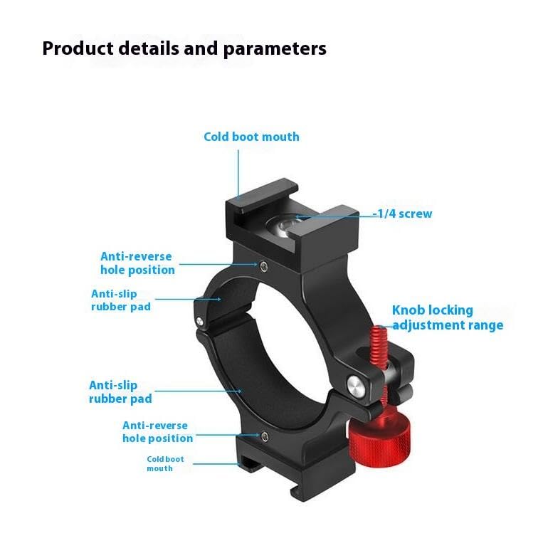 DJI Osmo Mobile Mobile 7 Compatible Extension Bracket Hot Shoe Adapter Shoe Bracket Connectable Fill Light Microphone 6/ Pro/7/OM 5/