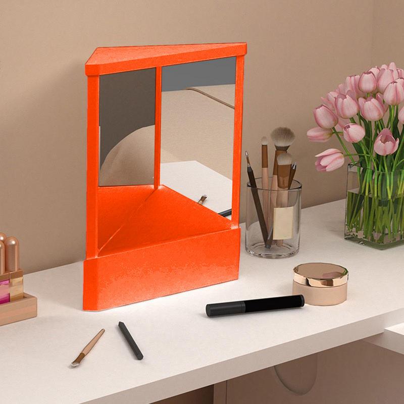 Non-Reversing Mirror Precision True Images Vanity Makeup Mirror Non-Magnifying Tabletop Mirror Real Reflections Beauty Tool
