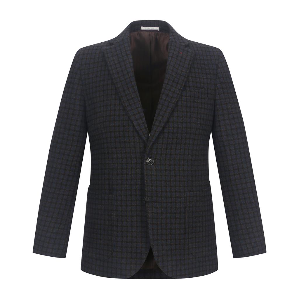 Ferraromilano Houndstooth Wool Jacket D/Brown(Am0Ejk40858)