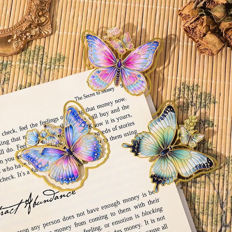 Creative Butterfly Metal Bookmark - Student Page Holder & Festival Gift