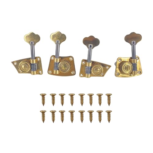 Yinfente Full Size Cello Parts with Metal Body, Machine Heads, String Winder, DIY Tuners, Easy Adjustment