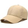 Solid Color Light Plate Men's Hat Summer Breathable Large Mesh Cap Fast Drying Sun Protection Shade Baseball Cap