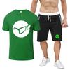 Korda Inspired Tribute Print 2025 Men's New Summer Nine-color Short-sleeved T-shirt+ Sports Pants Thin Breathable Suit