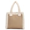 Fila Fashionable Strapless Open-Top Fabric Underarm Tote Bag Women Bags Brown F13W144170F-BG