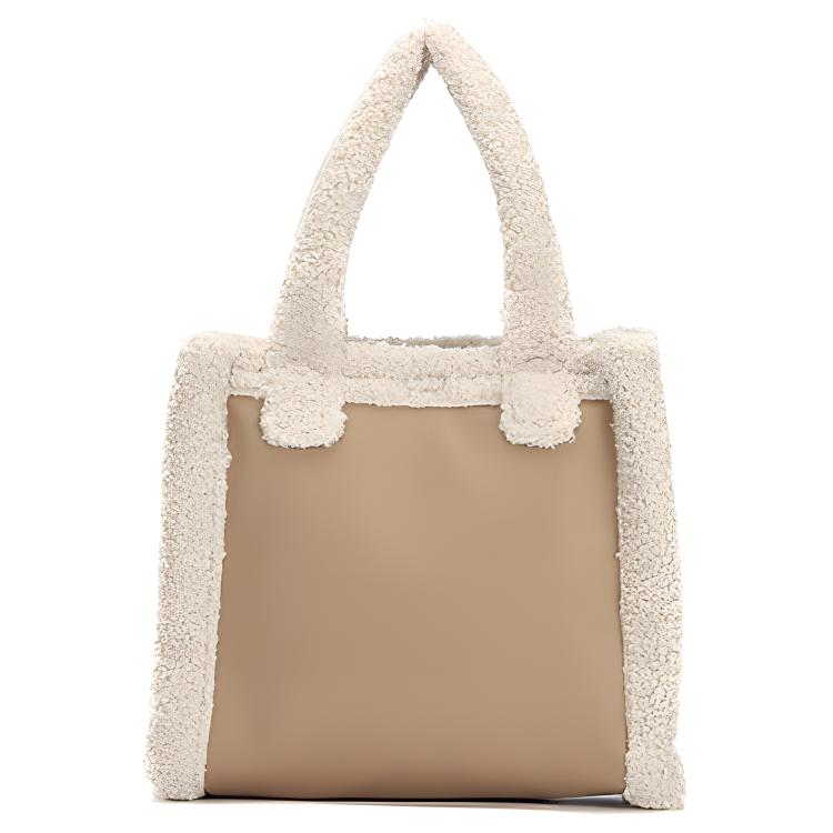 Fila Fashionable Strapless Open-Top Fabric Underarm Tote Bag Women Bags Brown F13W144170F-BG