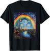 Rainbow LGBT Pride Month - Van Gogh Style - Starry Night T-Shirt
