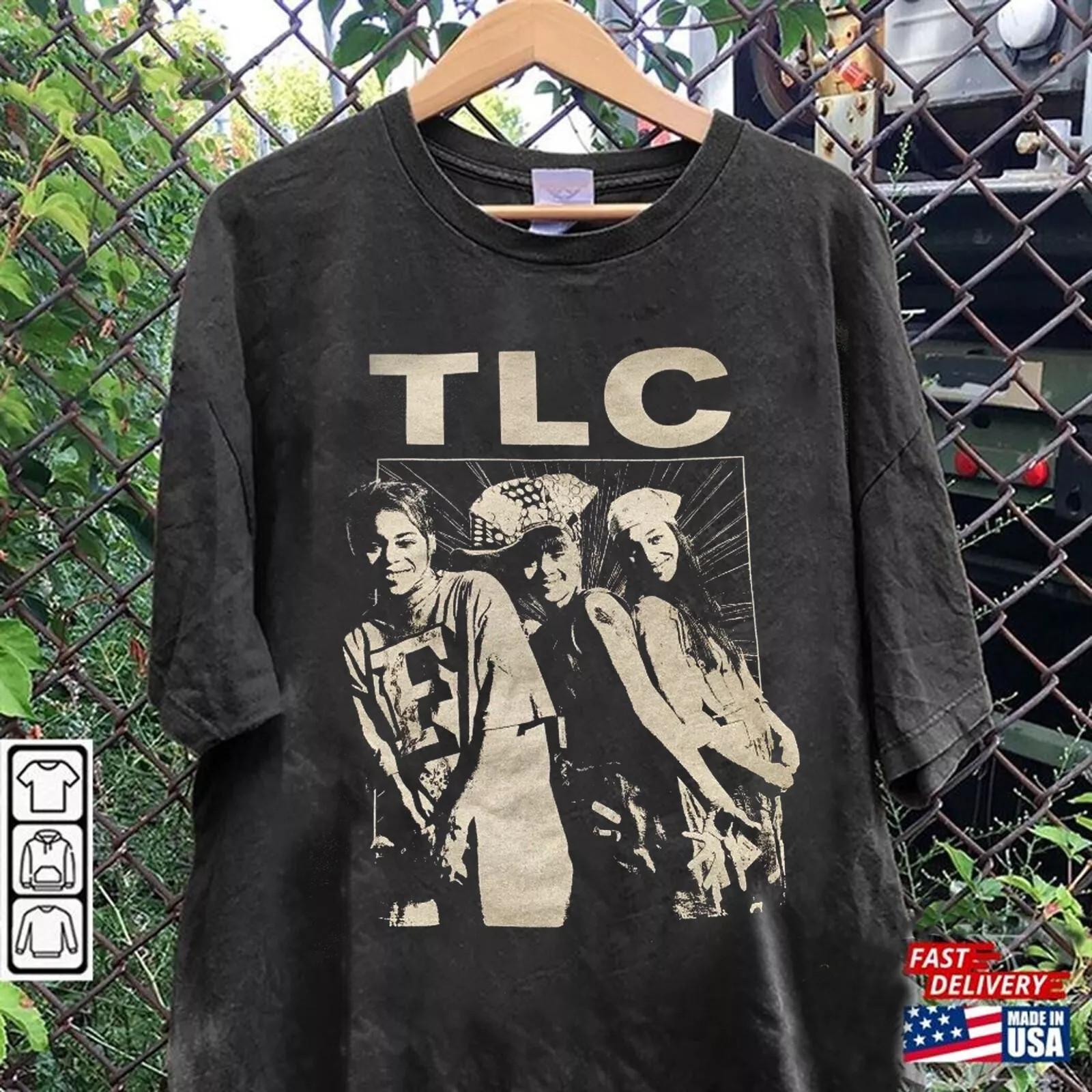 TLC Vintage Band Members Graphic Tee S