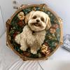 Shih Tzu and Poodle Pattern, Automatic Folding Umbrella, Portable and Foldable Design, 8 Ribs, a Christmas or Birthday Gift.
