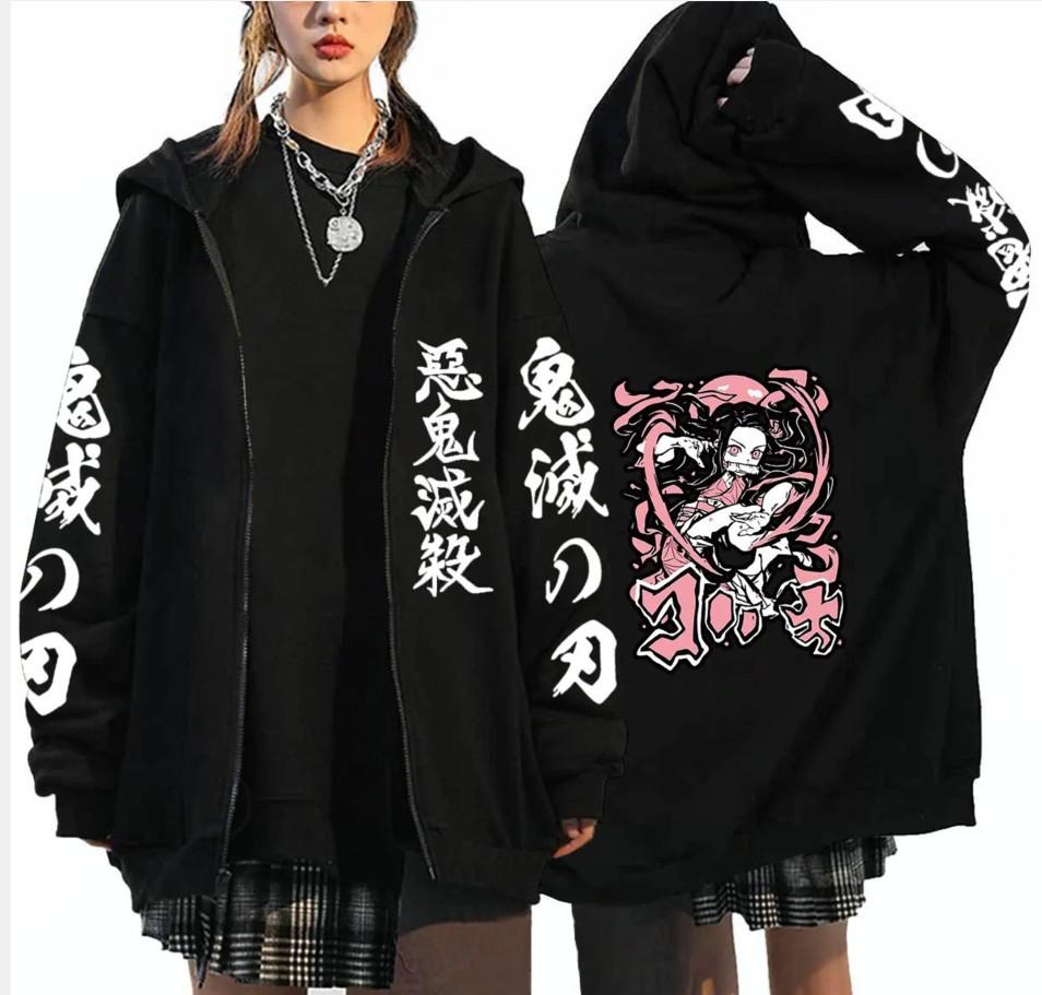 Anime Berserk Sword Legend Printed Zipper Hoodie for Men and Women, Casual Sportswear, Hoodie and Top