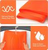 36 Inch Silicone Grill Mat Duty Food Grade Mat For Griddle With Protection Griddle Accessories Protect Griddle Cover Orange
