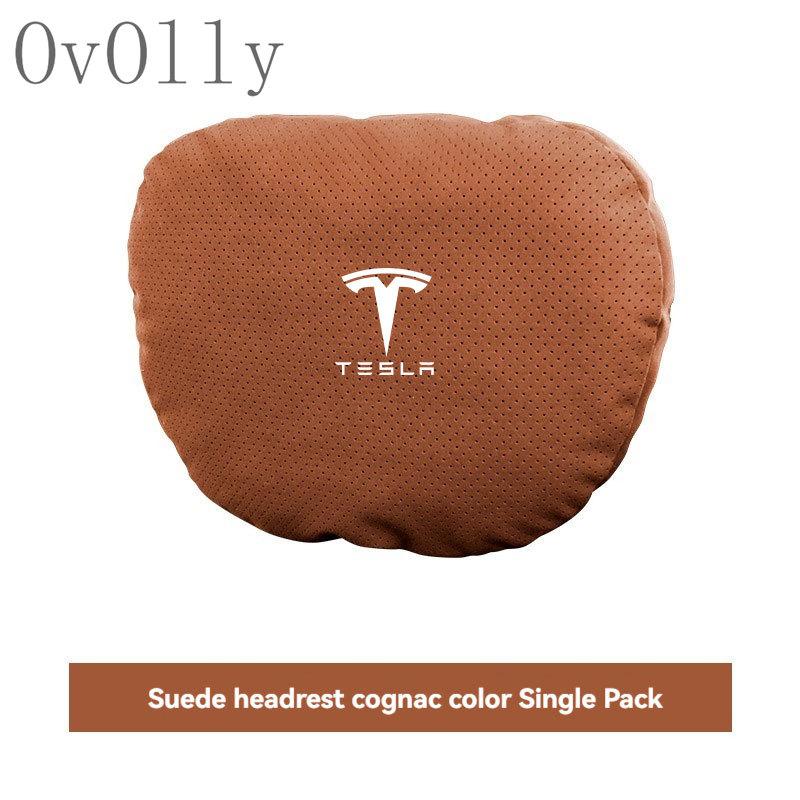 For Tesla Model 3 Y S Model X Car Headrest Neck Support Seat Soft Neck Pillow Automobile Tesla Car Pillow Neck Rest Cushion