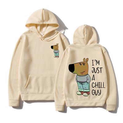 I Am Just a Chill Guy, a Funny Dog Enthusiast. Men's Hooded Sweatshirt