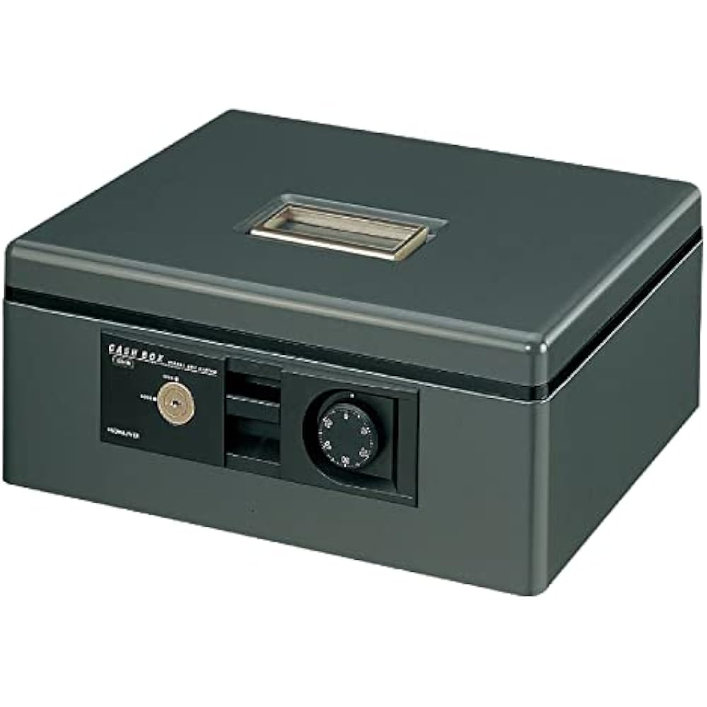 Kokuyo (KOKUYO) CB-11DM Handbag Safe with Dial A4 Gray