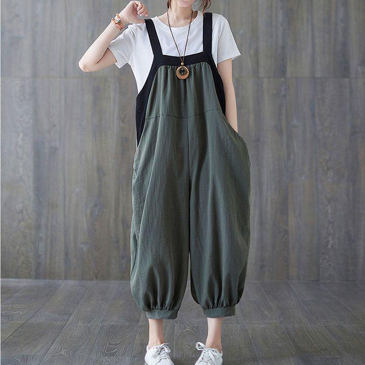 

2026 New Plus Size Women s Slimming Summer Jumpsuit - Strappy, Flaw-Hiding Pants for Pear Shape Bodies L (for 85-110 jin)