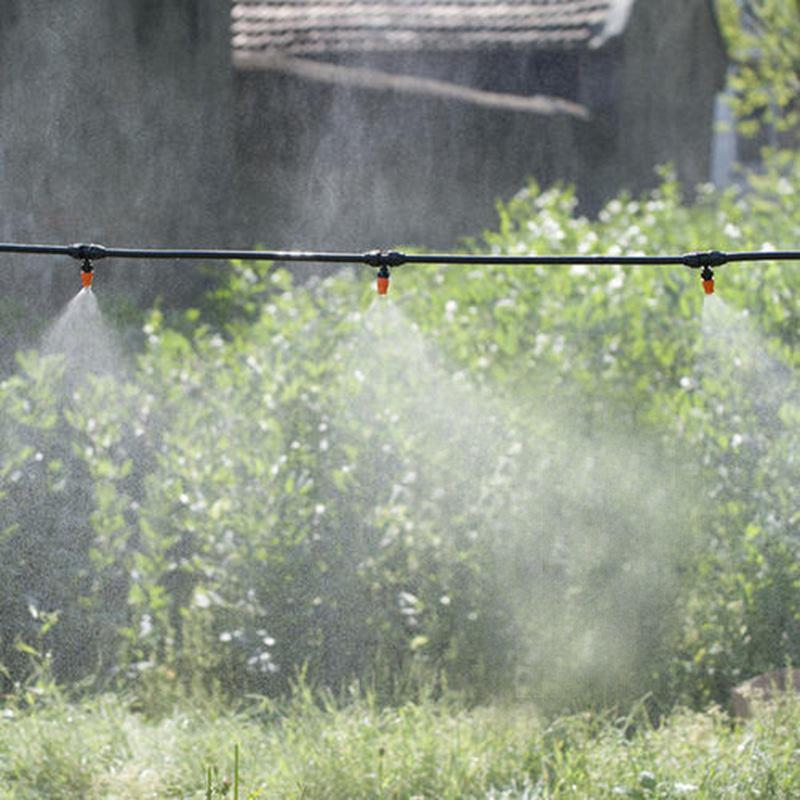 Three-Way Micro Sprinkler: Automatic Timing Watering Accessory with 8/11/12 Tube Compatibility and 912 Capillary Spray.