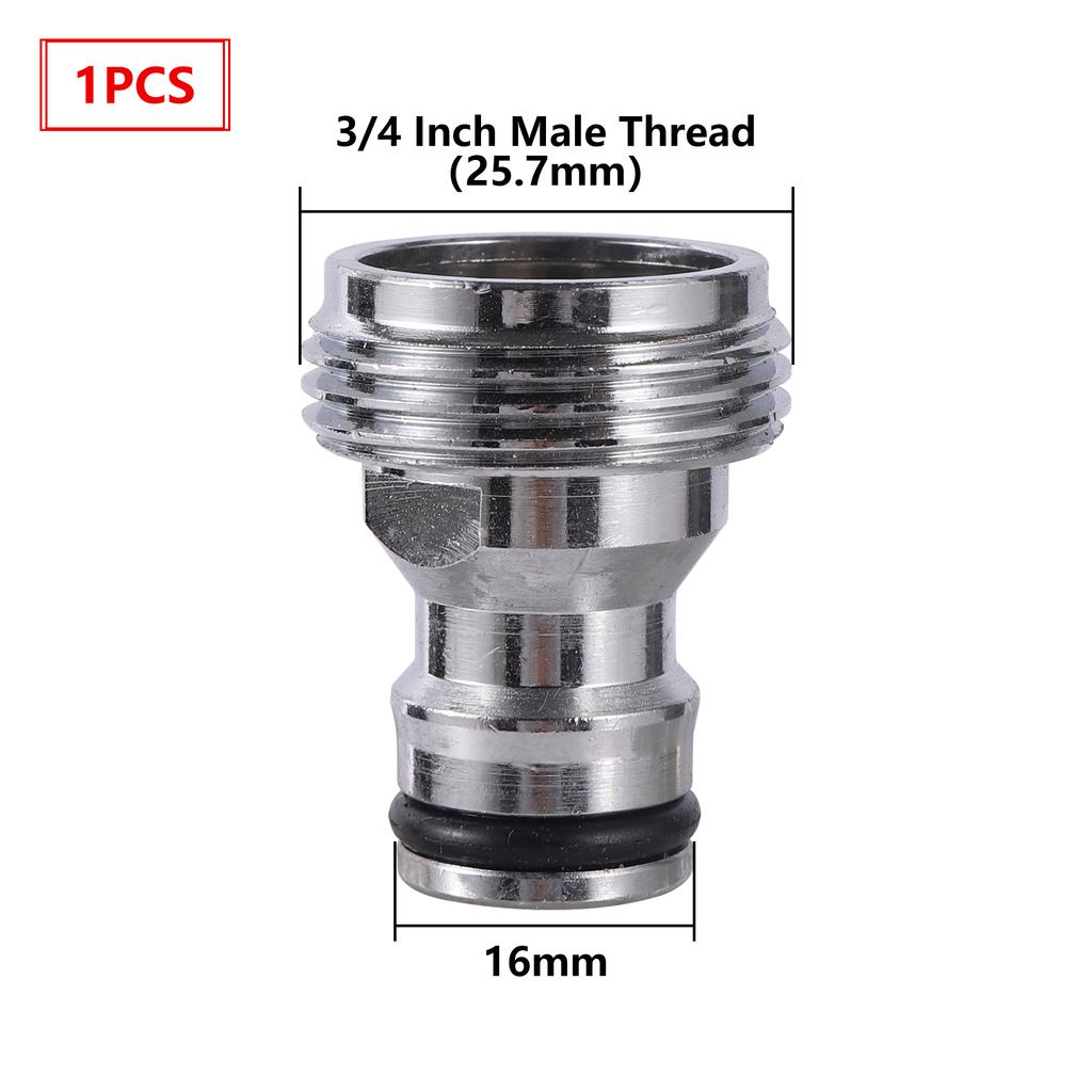 1/2"3/4"1" Thread Fitting Adapter Garden Irrigation Faucet Adapter Hose Fitting Fittings M22 M24 Pump Purifier Coupling Fittings
