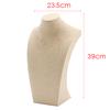 Necklace Pendant Display Bust Mannequin Stand Holder Rack, Linen 235*390mm