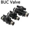 2Pcs Pneumatic Ball Valve Push in Fitting Air Hose Hand Shut Off Flow Control Switch Connector OD 4mm 6mm 8mm 10mm 12mm Tube Ventilation Valves 4