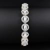 Mode Prinzessin Armreif Armband für Damen Jahrestag Geschenk Schmuck s7190