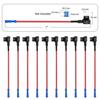 10Pcs Add-a-Circuit Adapter Micro Mini Standard ATM Blade Fuse 12V Car Fuse Holder for Cars Vans MINI SMALL MEDIUM Size Fuses4