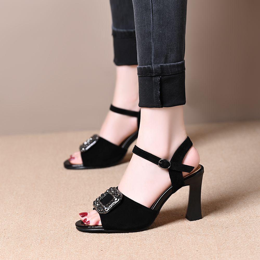 Summer Shoes High Heeled Sandals for Women's Single Shoes Women Shoes Elegant Sandals Women Pumps