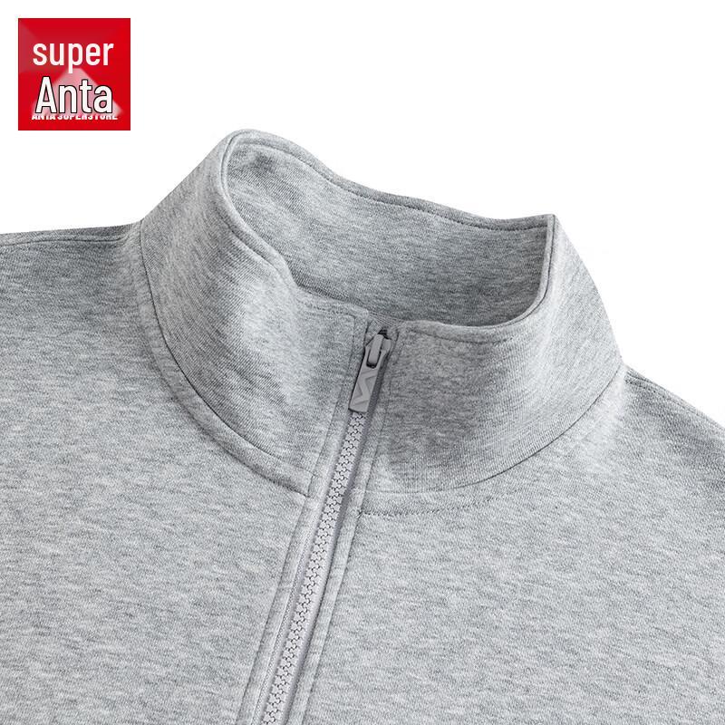 Anta SOFT Men's Half-Zip Pullover Sweatshirt