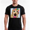 Flower Girl Xena The Golden Retriever Tshirt Summer Casual Cotton Tee Oversized Streetwear Tops Vintage Graphic Print