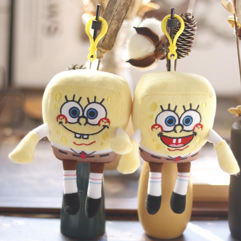 Adorable Spongebob Keychain Plush Toy Cute Patrick Bag Charm For Kids And Adults