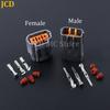 1Set 3 Pin 6195-0009 6195-0012 DL 090 Waterproof Sensor Connector For Mazda RX8 Ignition Coil 3Pin Socket Connector With Wires