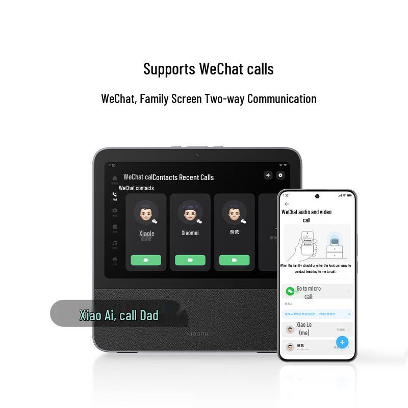 Schermo Smart Home Xiaomi 10 con Assistente AI Xiao Ai Spina CN (adattatore incluso)