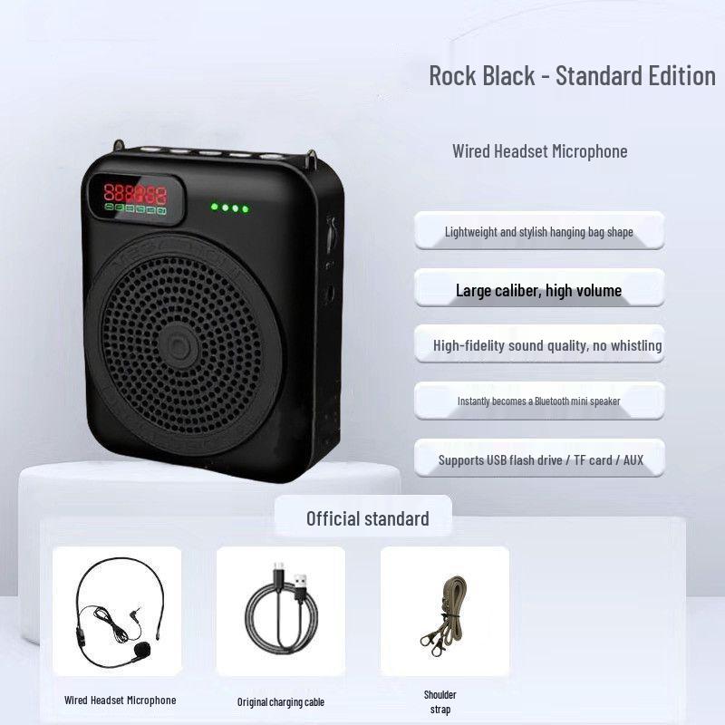 

Shenwei Wireless Megaphone with Ear Microphone for Teachers чорний