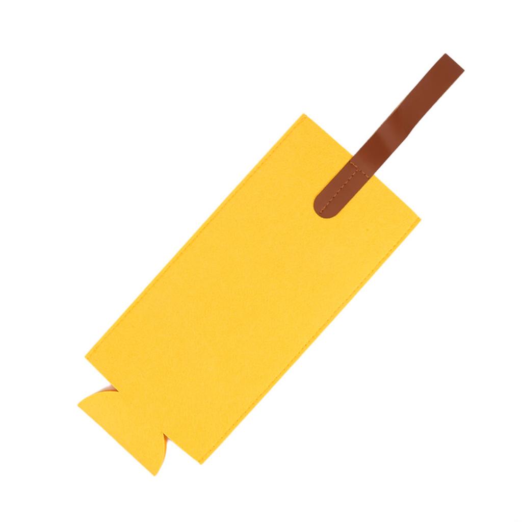 1PC Wine Bag Felt Single/double Bottle Insulated Tote Bottle Wine Carrier Bag Padded Wine Cooler Christmas Gift For Wine Lovers