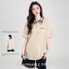 Baleno Women's Relaxed Fit Plaid Short Sleeve Polo Shirt