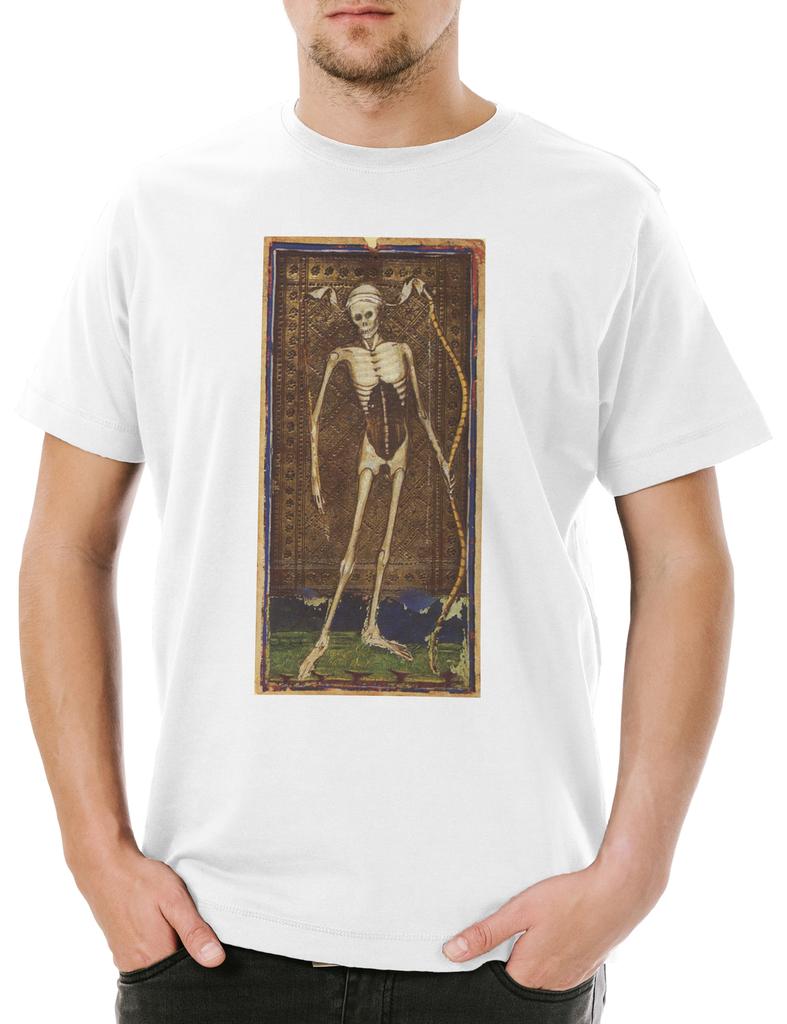 Tarot Arcanum Death Mens T-Shirt Mens Womens Tees Top Card Cards Card Voddoo Death Black Occult