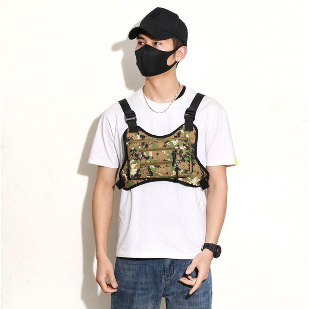 Multi-functional Sports Vest Bag Water Resistant MOLLE Chest Bag  Cycling