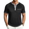 Men's Retro Casual Short Sleeve T-Shirt for Summer Everyday Wear