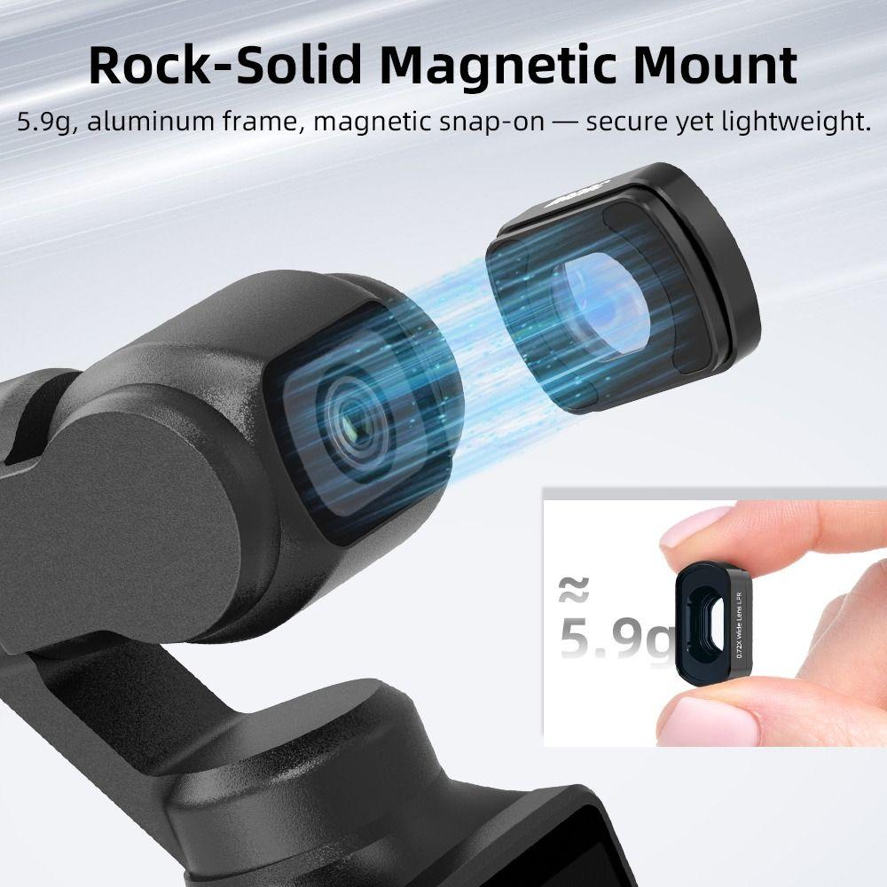 HD Optisches Glas Schönheitsfilter für DJI Osmo Pocket 4 3 Gimbal Kamera Zubehör