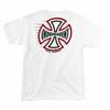 Independent Trucks TC SPEEDING CROSS Skateboard T Shirt WHITE