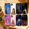 Mooi B-Britney Lucky S-Spears Telefoonhoesje Voor iPhone17,16,15,14,13,12Plus,Pro Max,XS,5G Zachte Siliconen Zwarte Cover