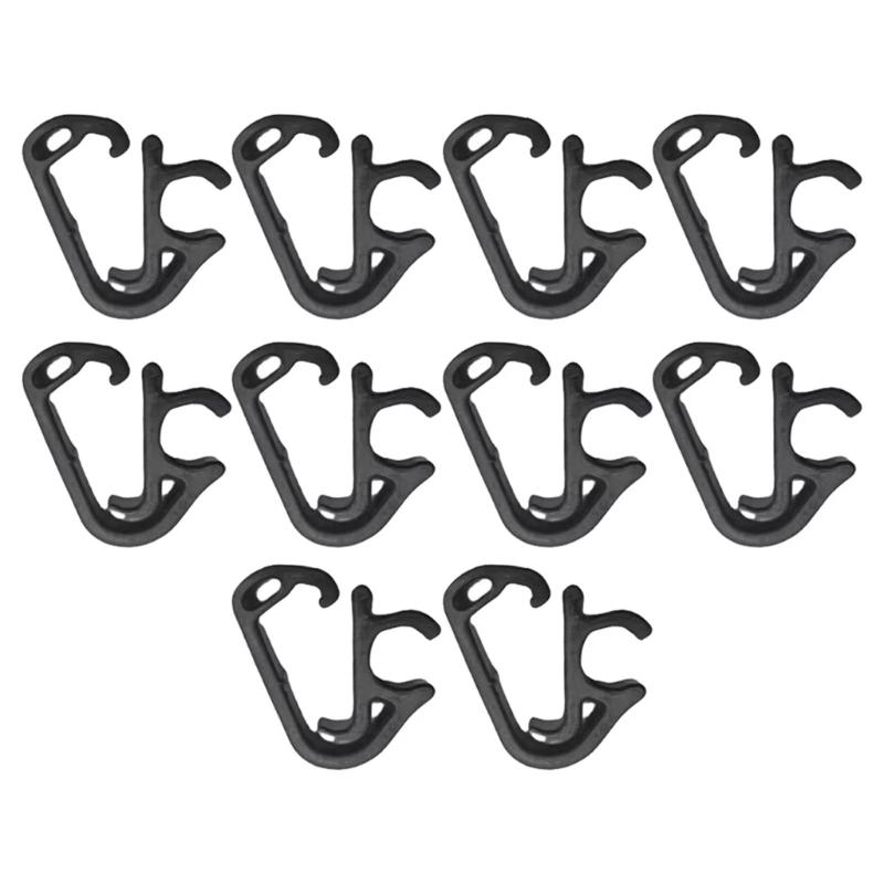 Universal Windshield Wiper Hose Fastener Clips Clamps Fasteners Plastic Design Secure Hold Fit Most Cars Trucks 20 Pack
