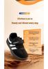HOBIBEAR Kids Unisex Wide Toe Retro Velcro Casual Running Shoes