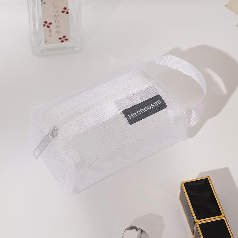 Women s Nylon Mesh Toiletry Bag - Travel Skincare Organizer & Transparent Makeup Storage