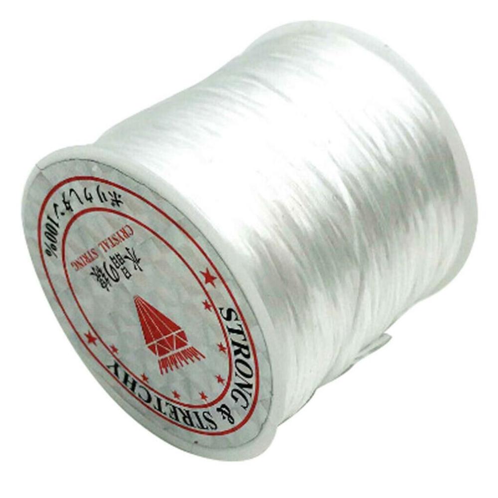 DIY Elastic Jewellery Making Rope Strong Beading Thread Fibre Wire Bracelet String Stretch Cord
